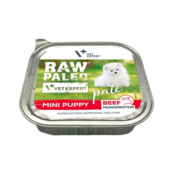 RAW PALEO PATE MINI PUPPY BEEF