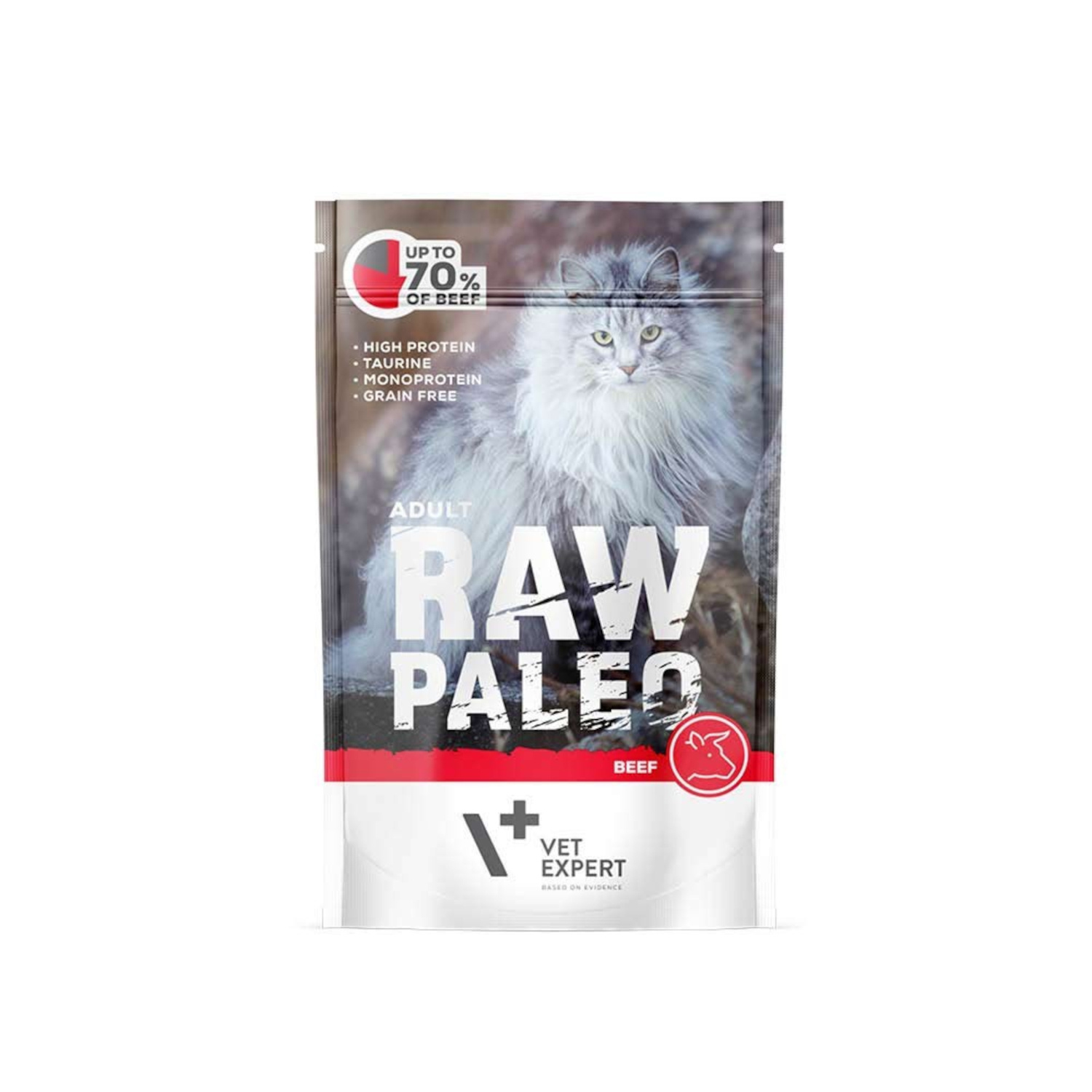RAW PALEO ADULT CAT BEEF 100G