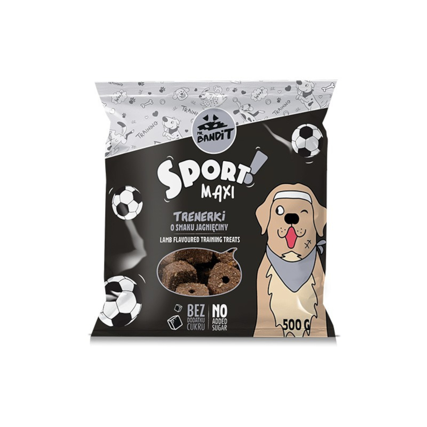 Mr.Bandit SPORT MAXI - tréningové maškrty s príchuťou jahňacieho mäsa