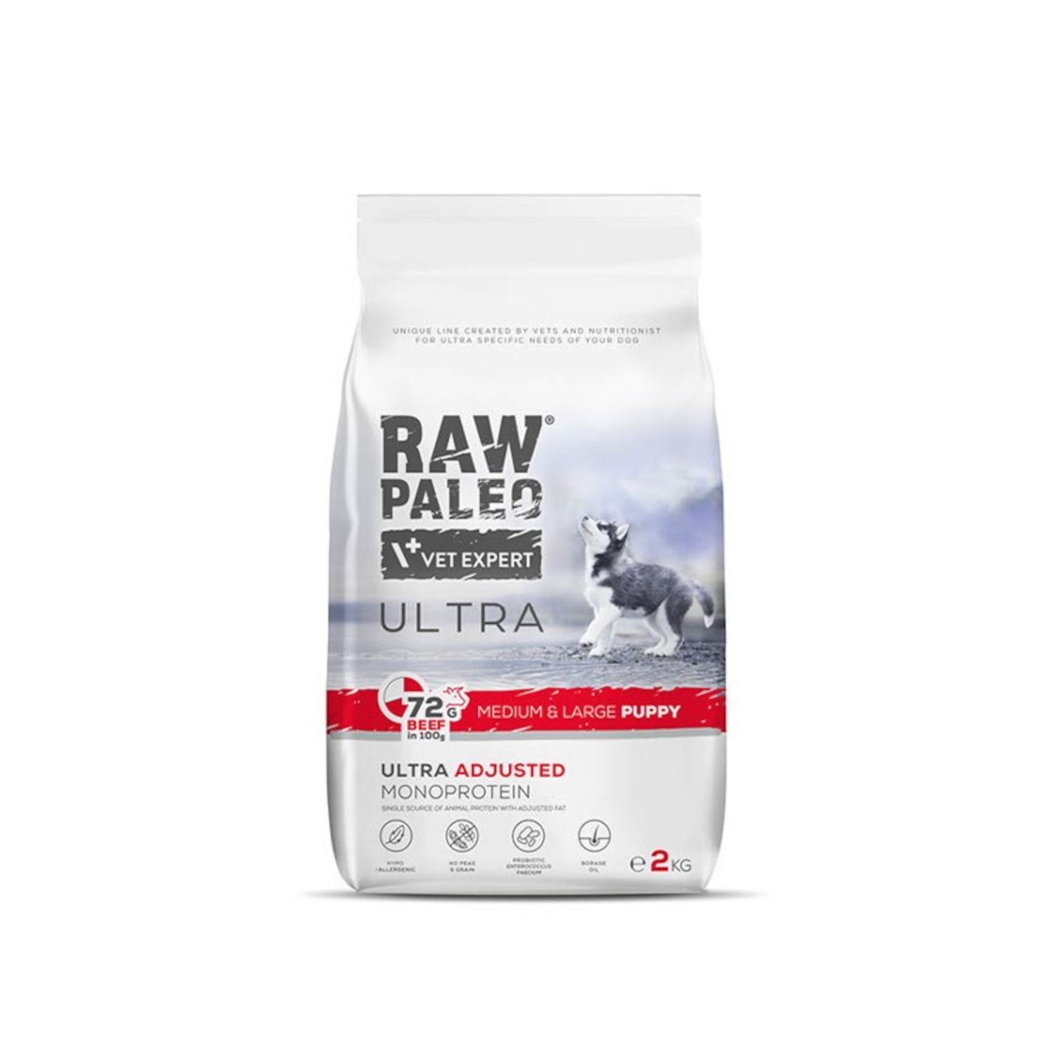 RAW PALEO ULTRA BEEF PUPPY MEDIUM/LARGE