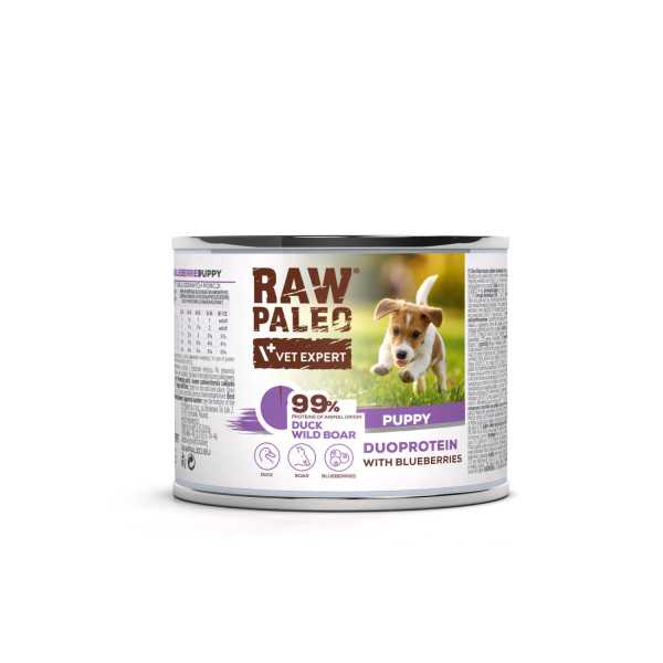RAW PALEO DUCK&BOAR PUPPY CAN