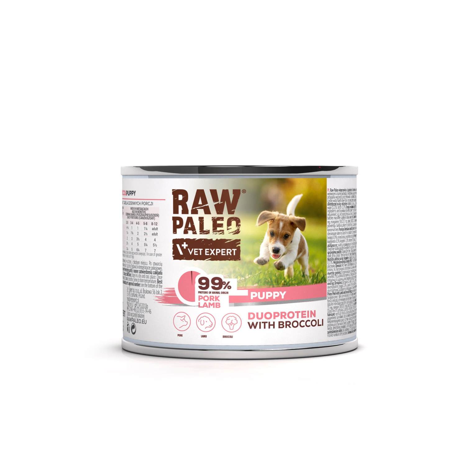 RAW PALEO PORK&LAMB PUPPY CAN