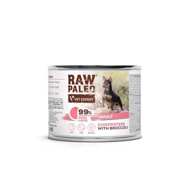 RAW PALEO PORK&LAMB ADULT CON