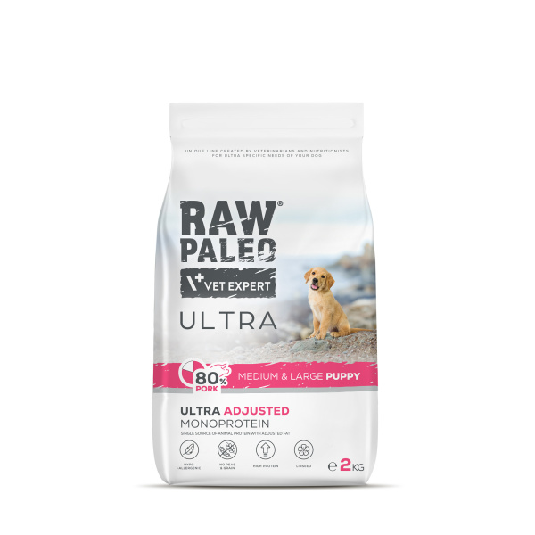 RAW PALEO ULTRA PORK PUPPY MEDIUM/LARGE