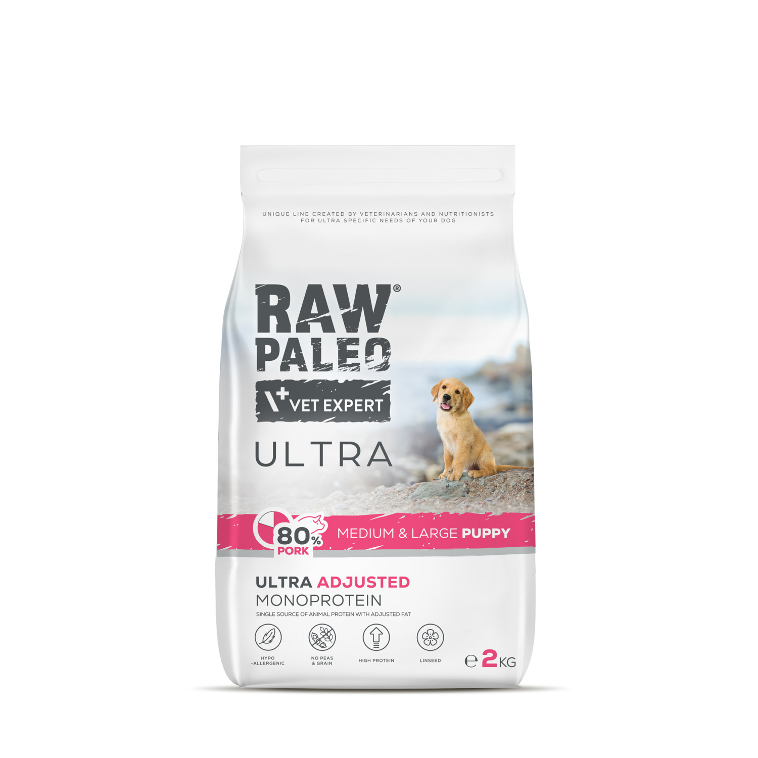 RAW PALEO ULTRA PORK PUPPY MEDIUM/LARGE