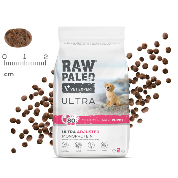 RAW PALEO ULTRA PORK PUPPY MEDIUM/LARGE