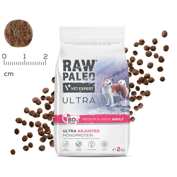 RAW PALEO ULTRA PORK ADULT MEDIUM/LARGE