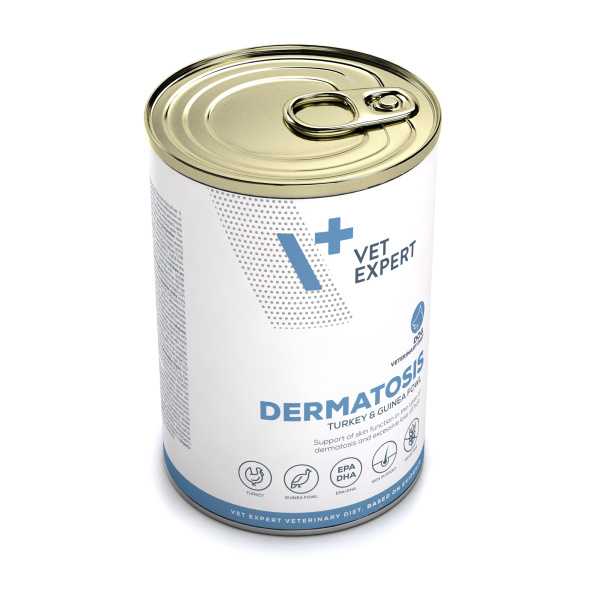 VET EXPERT DERMATOSIS DOG TURKEY & GUINEA FOWL 400g