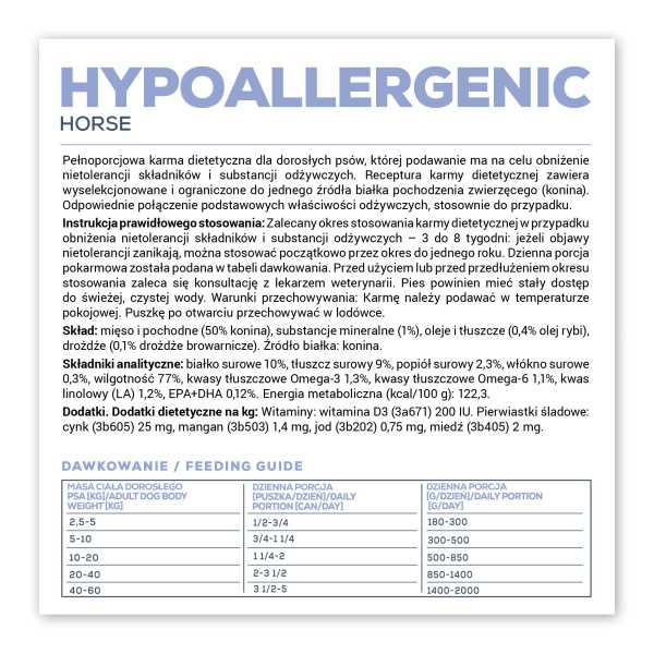Vet Expert HYPOALERGÉNNE KÔŇ 400G