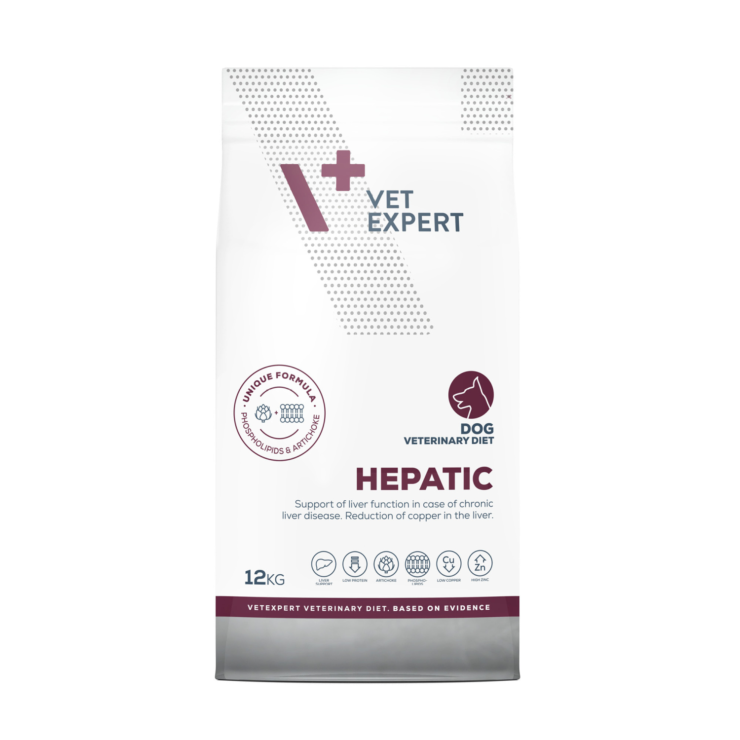 VET EXPERT HEPATIC DOG - suché veterinárne krmivo pre psov