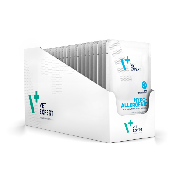 VET EXPERT HYPOALERGÉNNE PRE MAČKY vrecko 12x100g