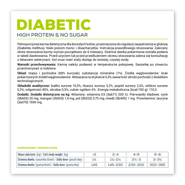 VET EXPERT DIABETIC CAT 12x100g