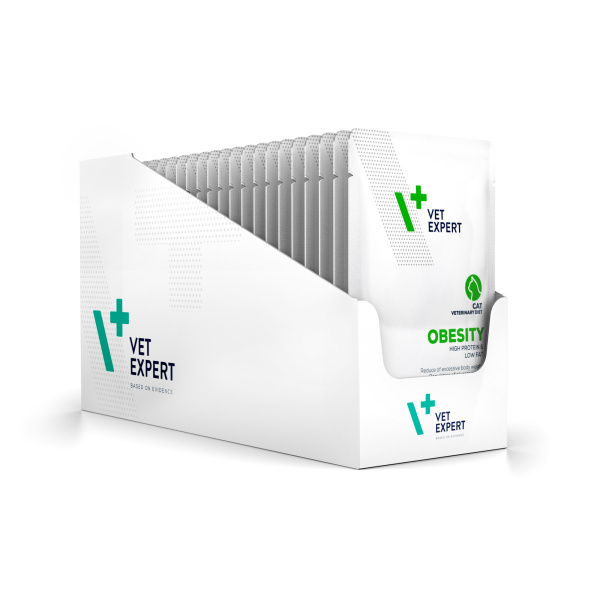 VET EXPERT OBESITY CAT sáčok 12x100g