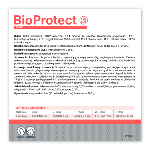 VET EXPERT BIOPROTECT PASTA