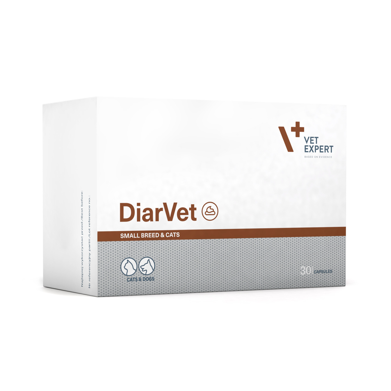 DIARVET SMALL BREED & CATS - prípravok na podporu pri hnačke pre malé psy a mačky Twist Off