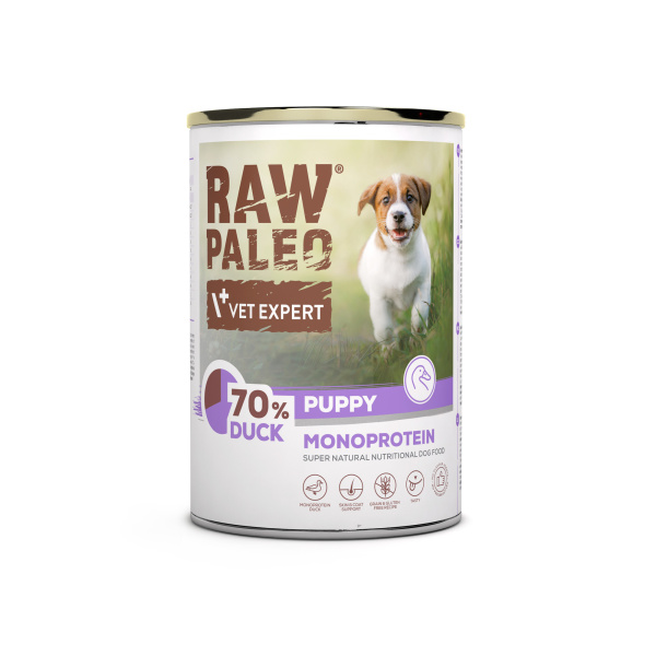 RAW PALEO PUPPY DUCK 400G