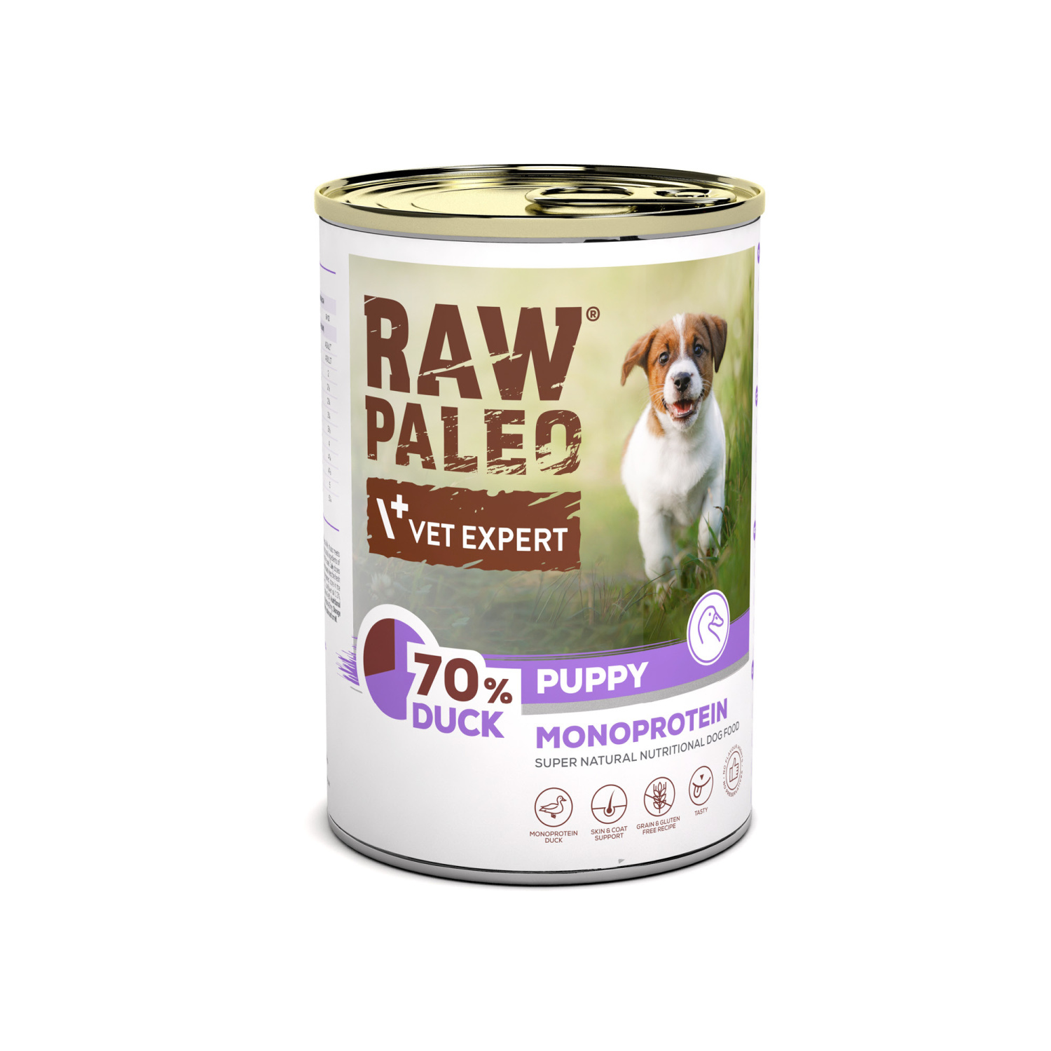 RAW PALEO PUPPY DUCK 400G