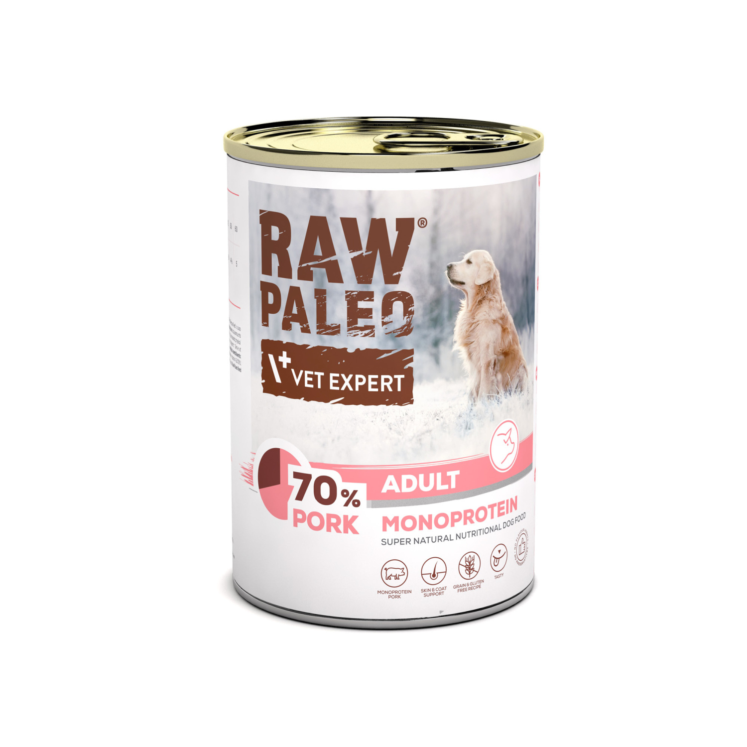 RAW PALEO ADULT DOG PORK 400G