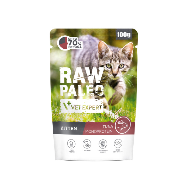 RAW PALEO KITTEN MAČKA TUNA 100G