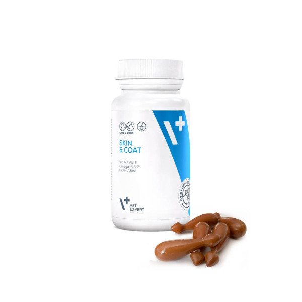 VET EXPERT Skin & Coat 30 kapsúl (TWIST OFF) – podpora kože a srsti