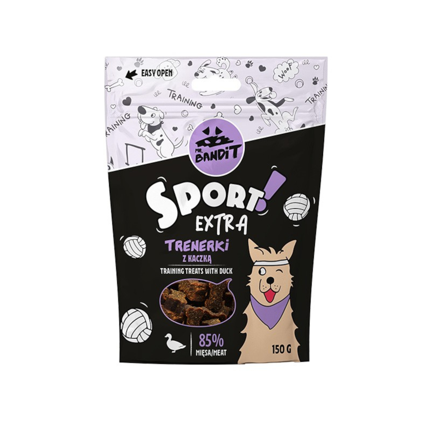 Športové tréningové maškrty Mr.Bandit s kačicou