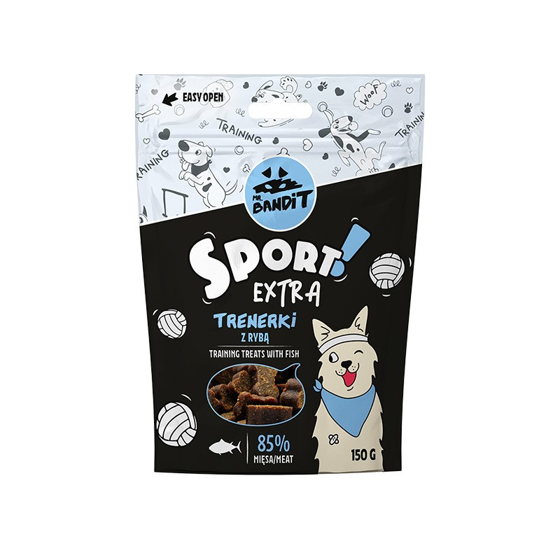 Športové tréningové maškrty Mr.Bandit extra s rybičkou