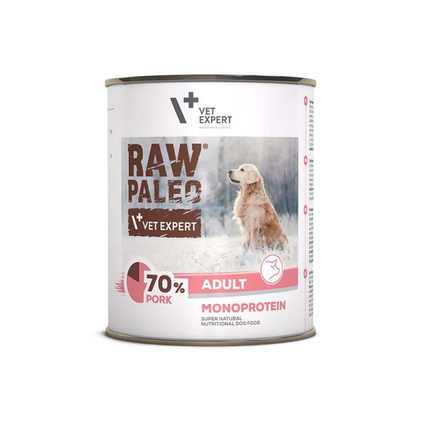 RAW PALEO ADULT DOG PORK 800G