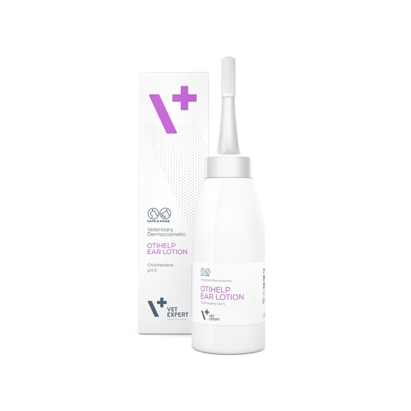 VET EXPERT OTIHELP EAR LOTION - emulzia na starostlivosť o uši pre psov a mačky 75 ml