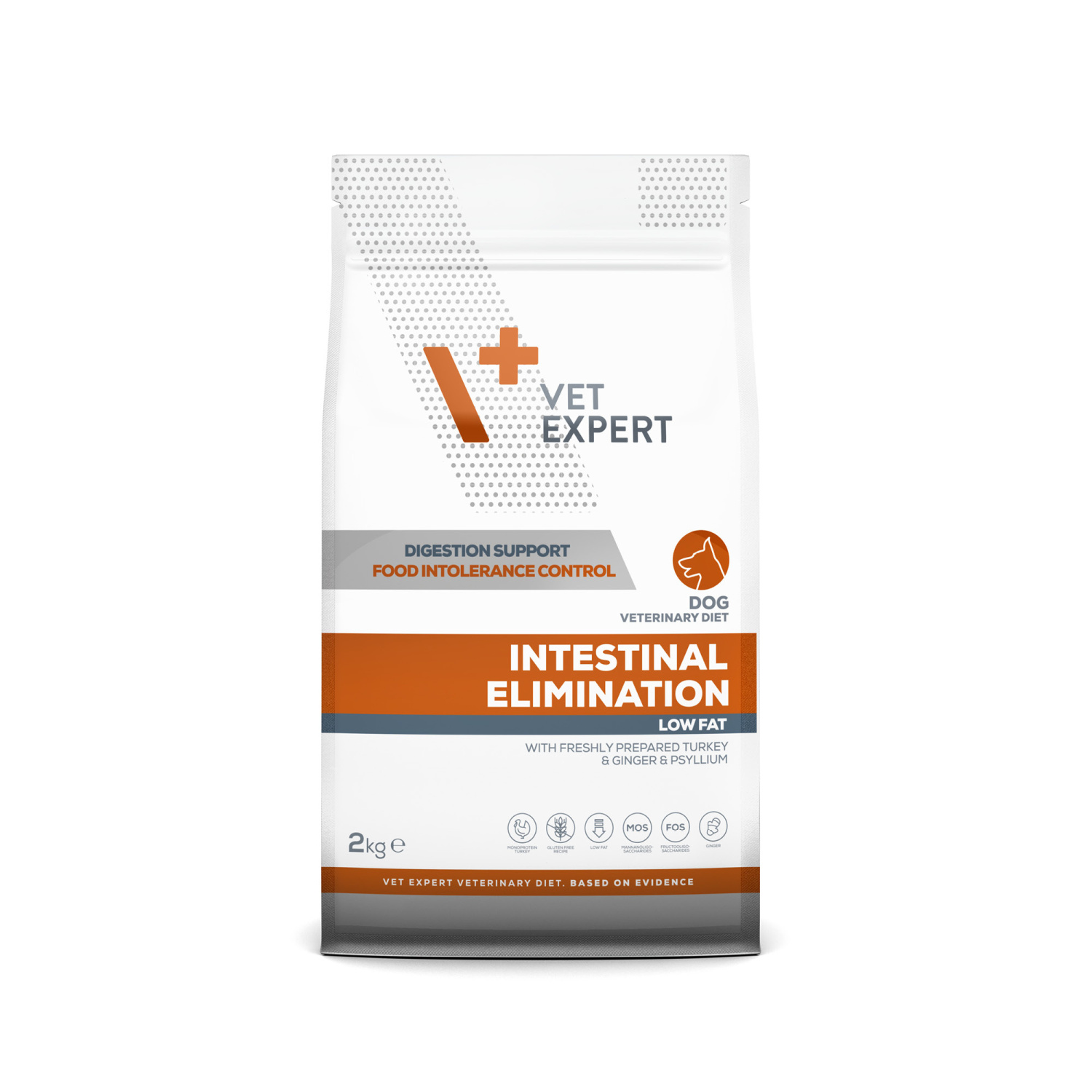VET EXPERT INTESTINAL ELIMINATION DOG - suché veterinárne krmivo pre psov (Veľkosť balenia: 2kg)