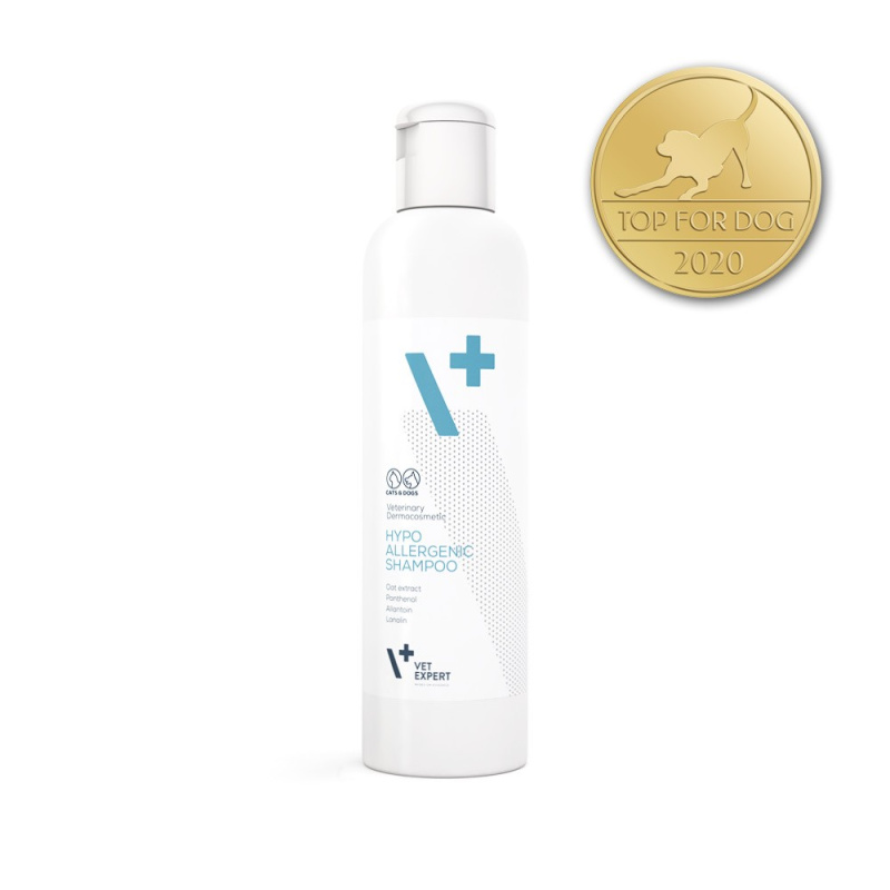 VET EXPERT HYPOALERGÉNNY ŠAMPÓN - hypoalergénny šampón pre psy a mačky (Veľkosť balenia: 250ml)